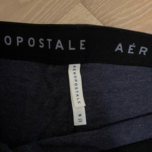 Aeropostale cotton leggings size medium. Great condition. Blue grey color